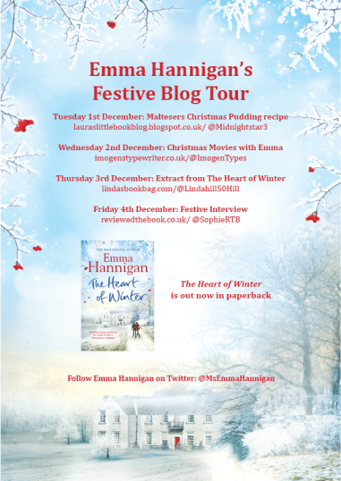 Emma Hannigan Festive Blog Tour poster