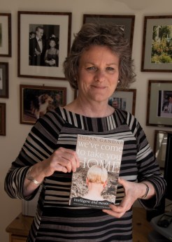 Susan Gandar holding book