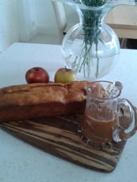 Apple and caramel loaf