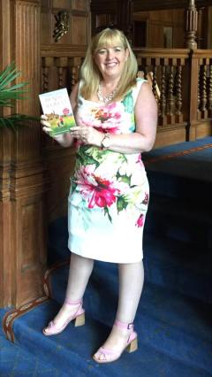 me on the staircase at Wrea Head hall