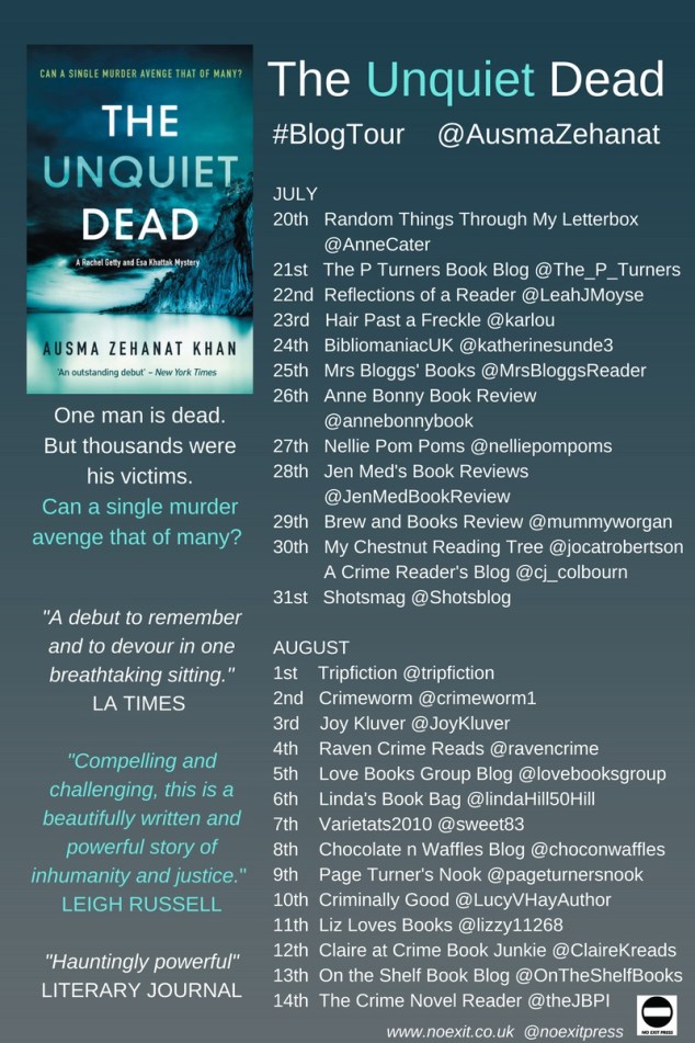 Unquiet Dead Blog Tour Poster