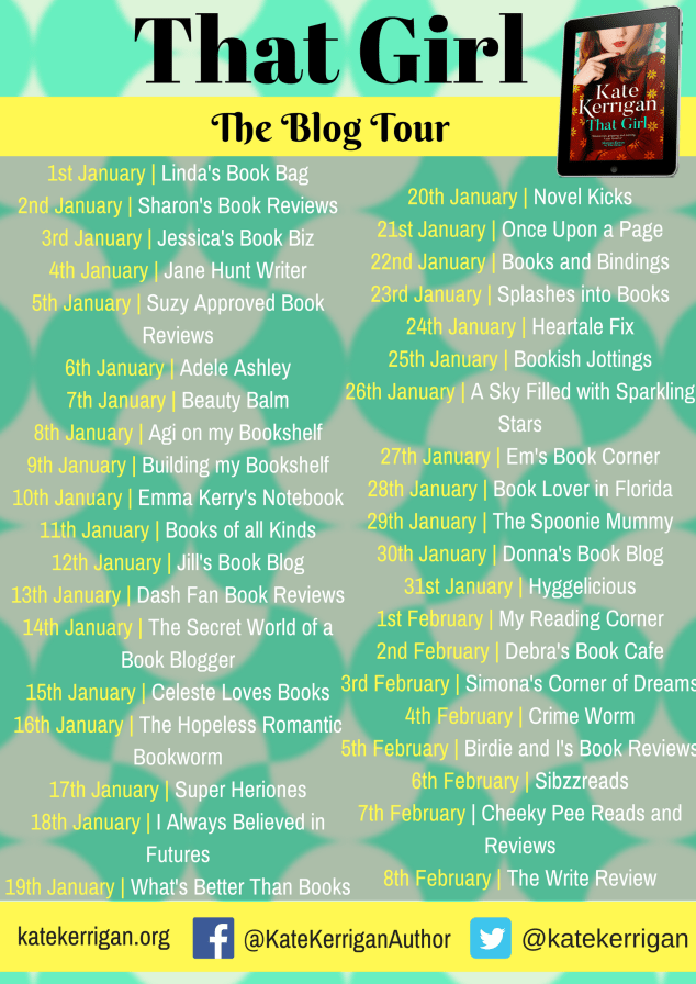 That Girl blog tour banner