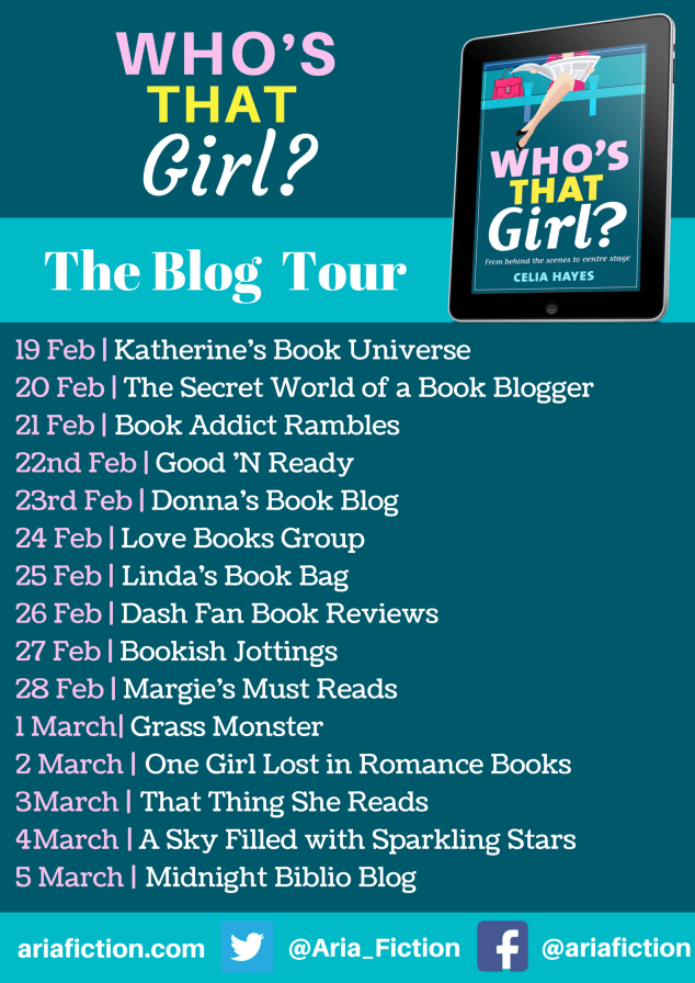 Who's That Girl blog tour banner