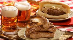 Beer and sausage