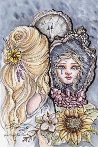 Esme And The Mirror ©Carolina Russo - Online Use