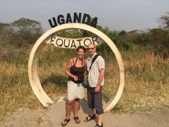 Linda and Steve Uganda Equator
