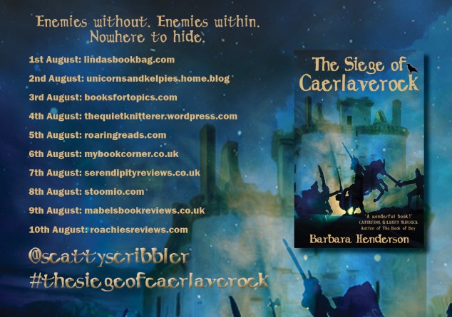 Siege of Caerlaverock BLOG TOUR POSTER