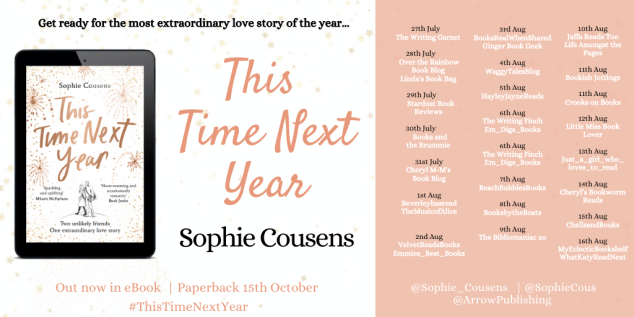This Time Next Year blog tour banner